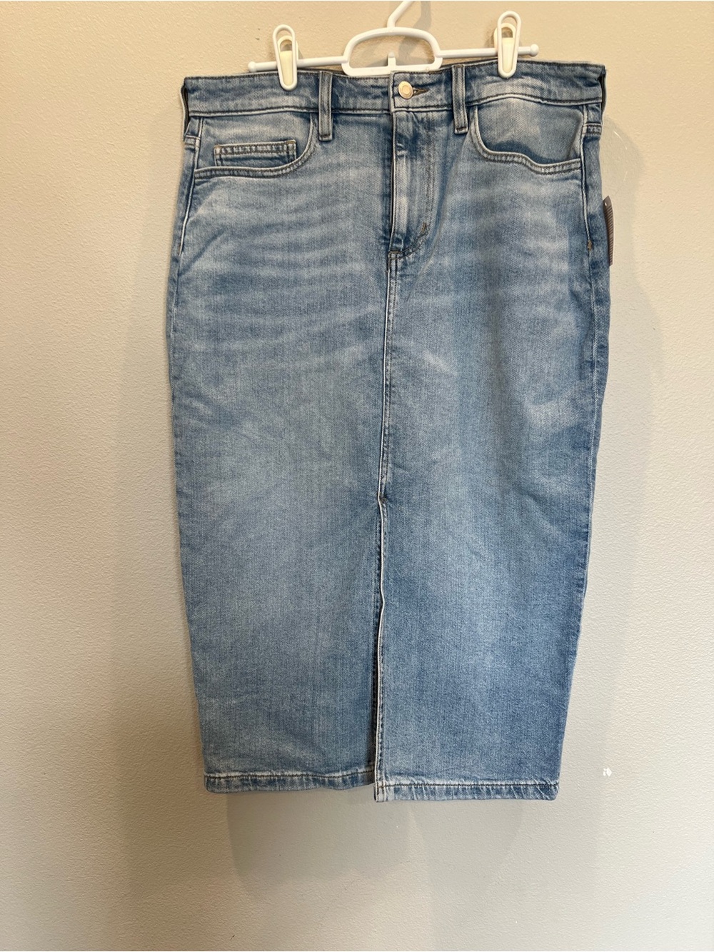 Land’s End Women’s Denim Midi Column Skirt